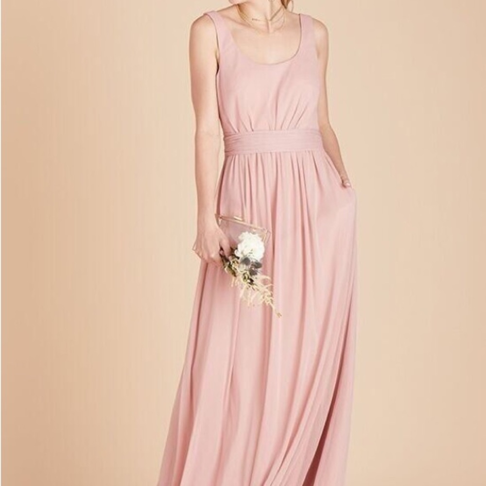 Birdy Grey Jan Dress Rose Quartz Dusty Rose Bridesmaid Dress Small